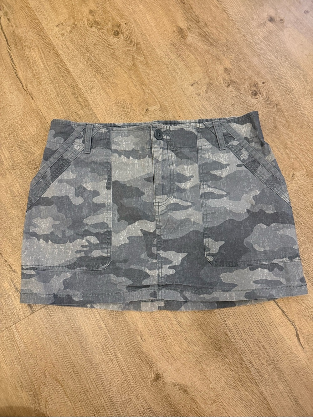 wild fable Gray Camo Mini Skirt
